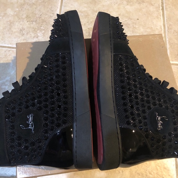 Christian Louboutin HT Flat Patent Spikes Brand New size 40 (7US) 3140487